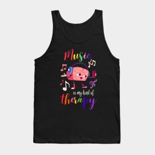 National Aphasia Awareness Day Elderly's Love Music as a Kind Therapy Tank Top